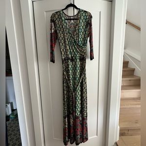 Long sleeve Jersey maxi dress- perfect for vacations/resort wear